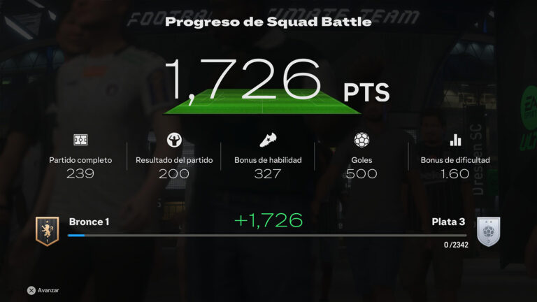 squad Battles - Puntos