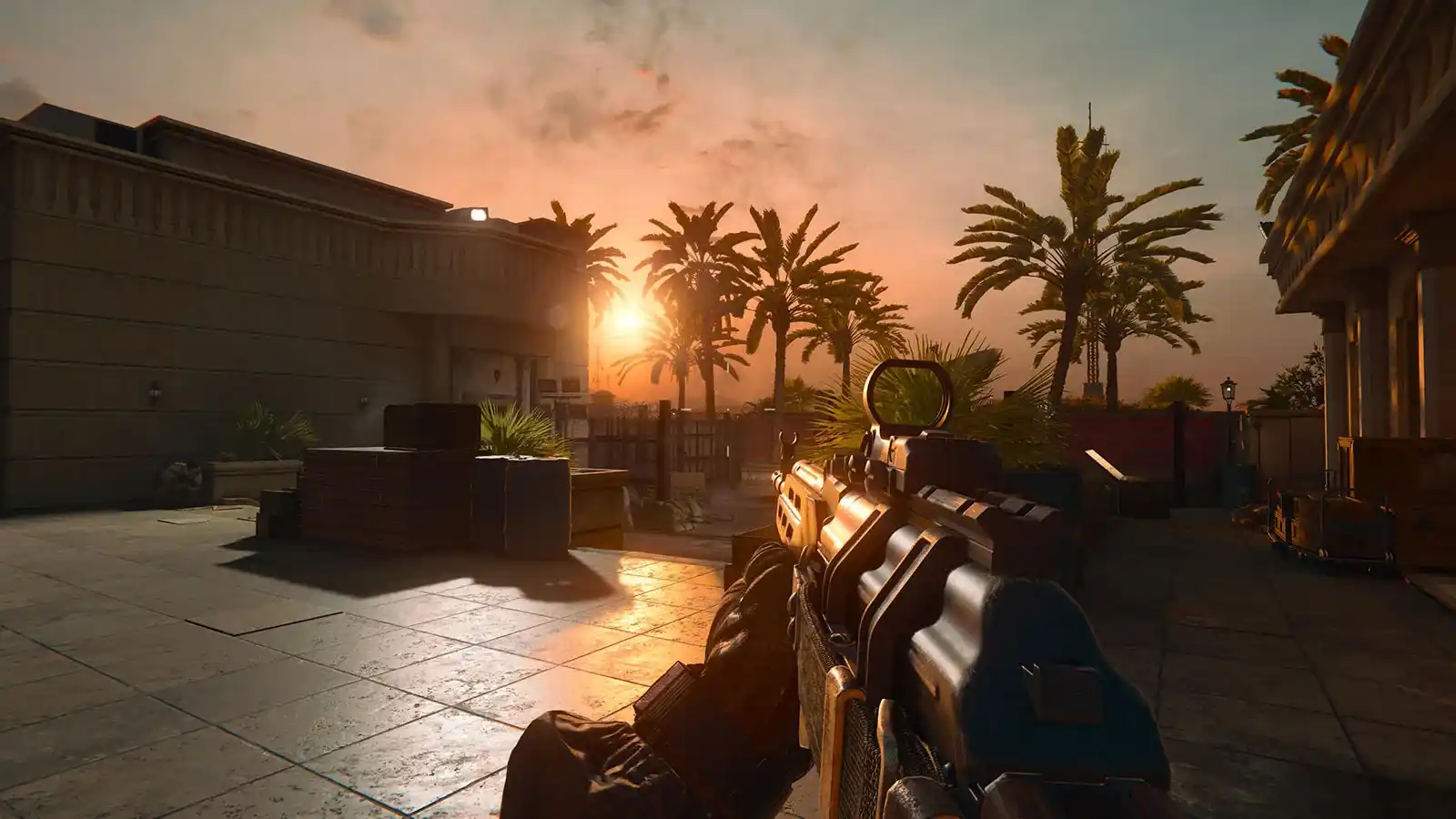 Imagen de la campaña de Call of Duty Black Ops 6, un agente en una misión encubierta en los años 90.