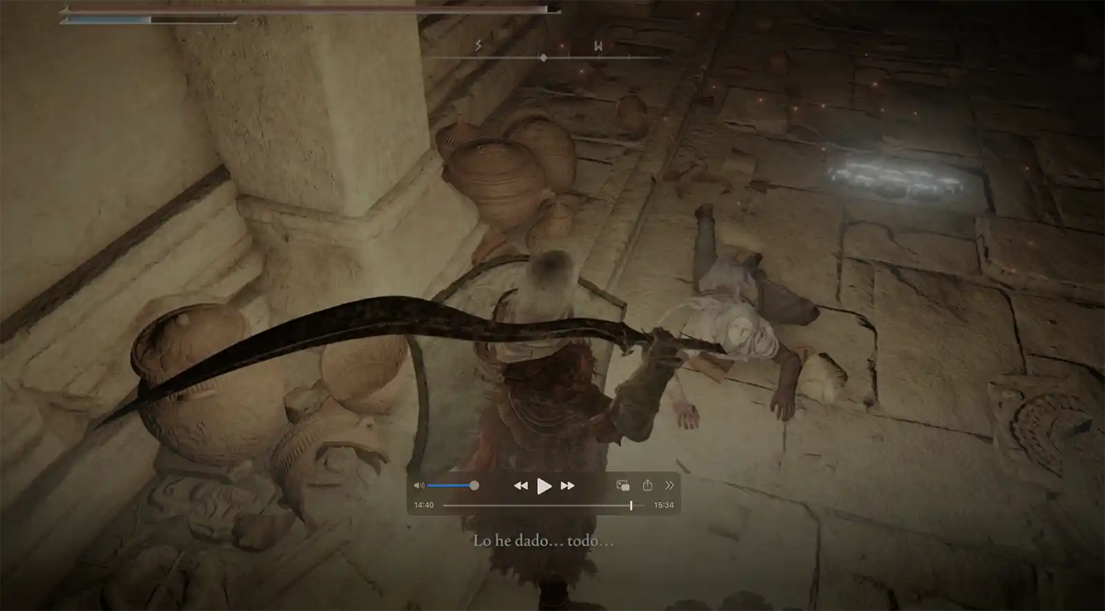 Combate final contra Varré en el Palacio de Mohgwyn