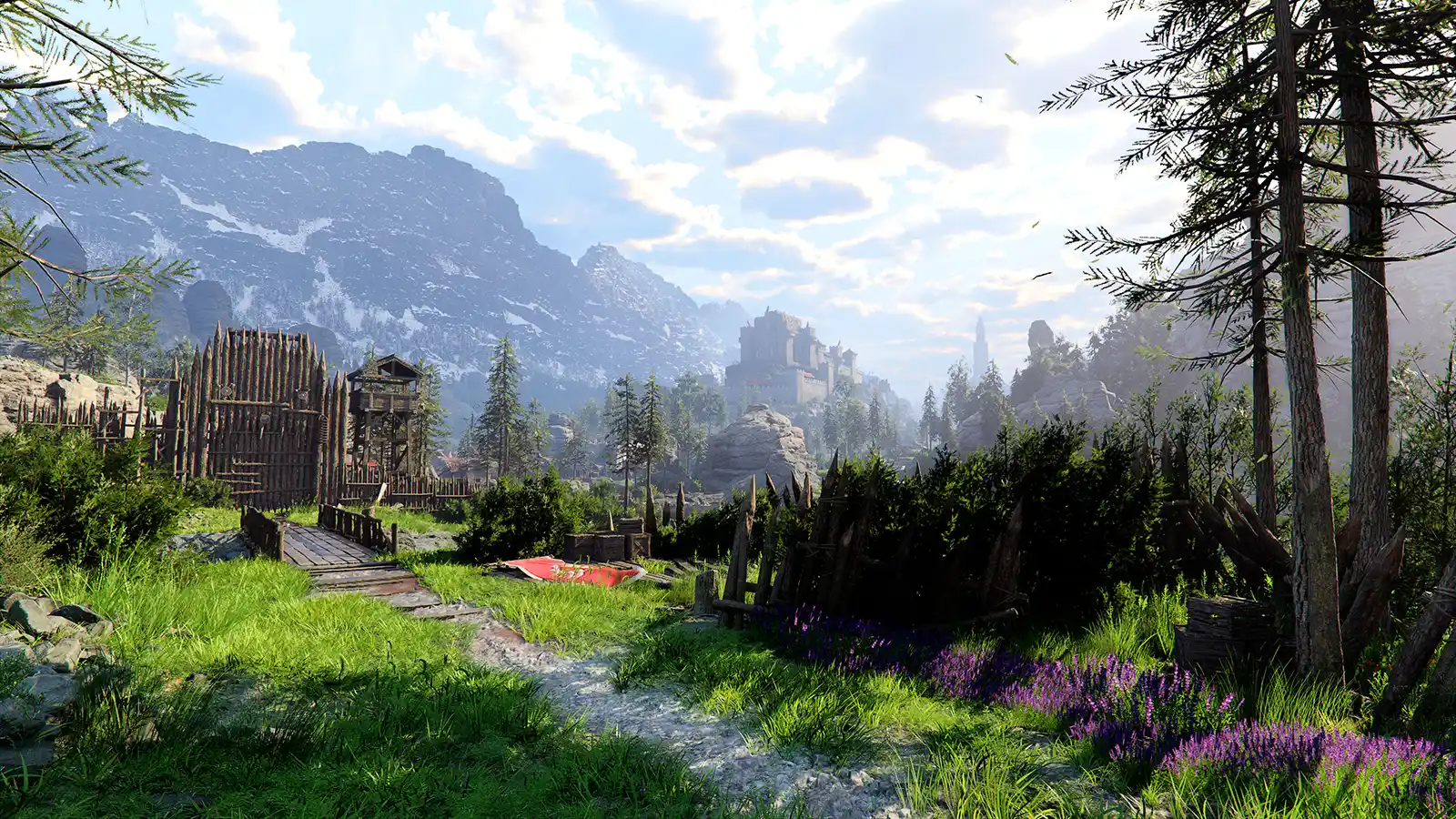 La banda de los Melenas Grises en el campamento