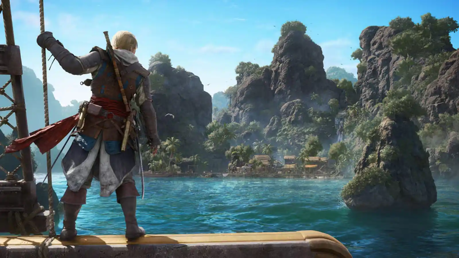 Assassin's Creed Black Flag Resynced - combate naval Caribe