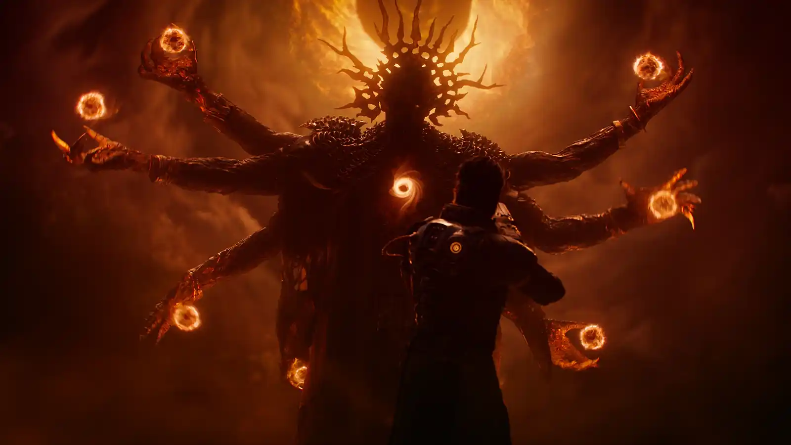 Saros - Unreal Engine 5 PS5 efectos visuales