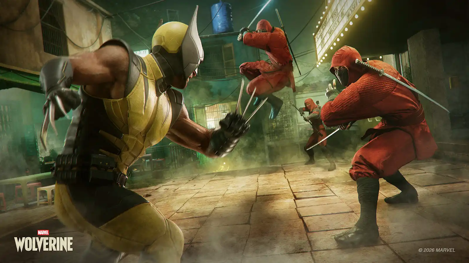 Wolverine peleando contra enemigos en Marvel's Wolverine